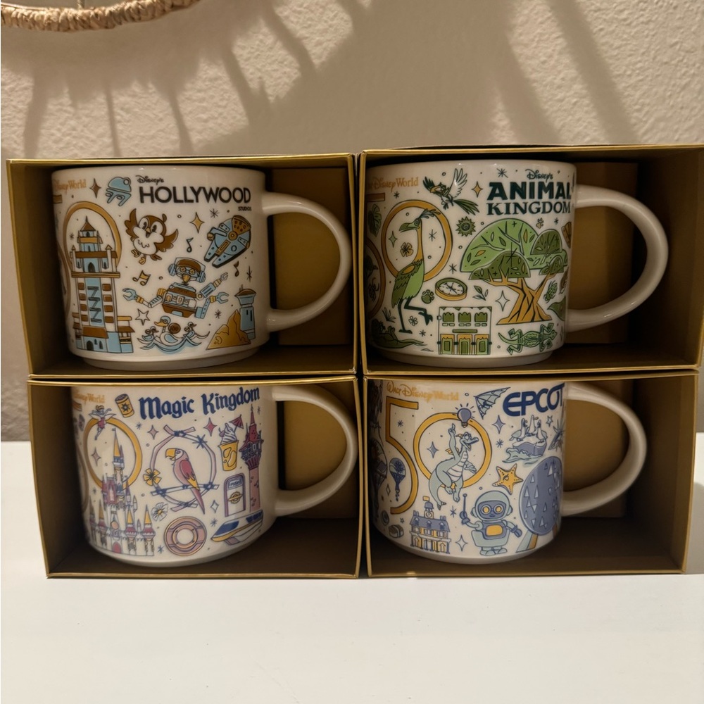 Brand New Walt Disney World Starbucks Mugs